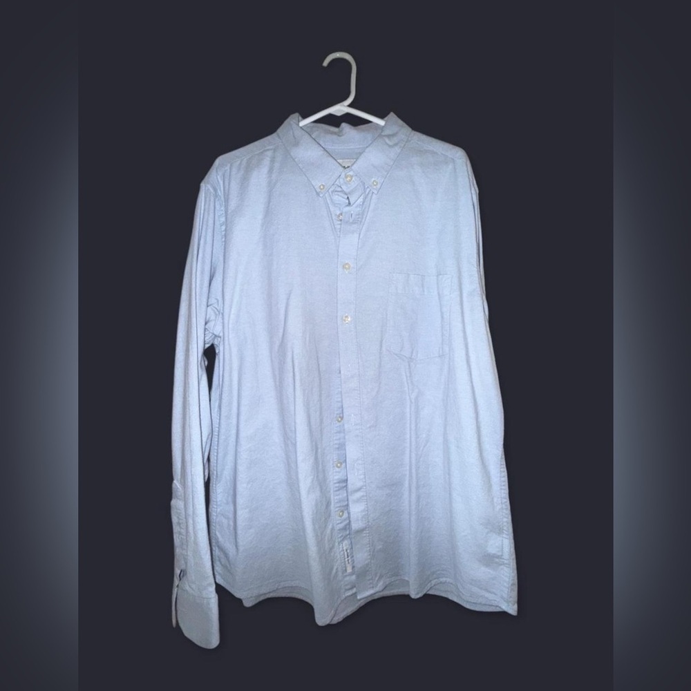 Goodfellow & Co Blue Dress Shirt Long Sleeve